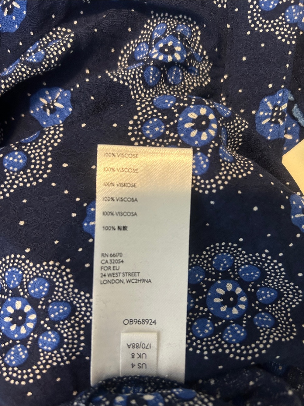 NWT Anthropologie Maeve Peasant Style Blouse. Size 4 - Picture 11 of 11